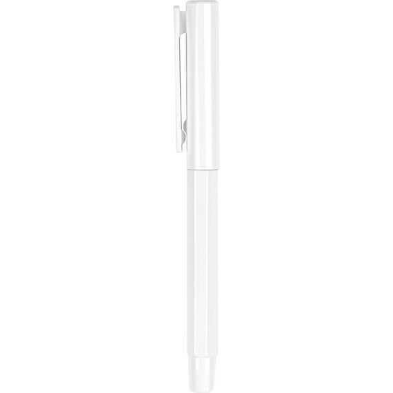 Promosyon ET-0532-40 Plastik Jel Roller Kalem Beyaz, Renk: Beyaz 