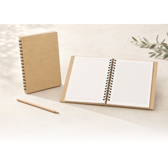Promosyon ET-GD-090 Gizli Spiralli Defter 15,5 x 22 cm 