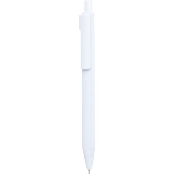 Promosyon ET-0544-165 Plastik Jel Kalem Beyaz, Renk: Beyaz 
