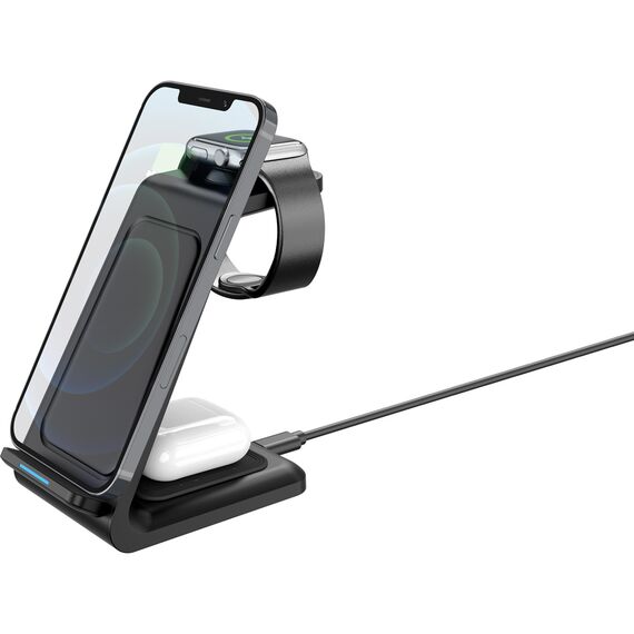 Promosyon ET-PWB-280 Wireless 3Lü Şarj İstasyonu 