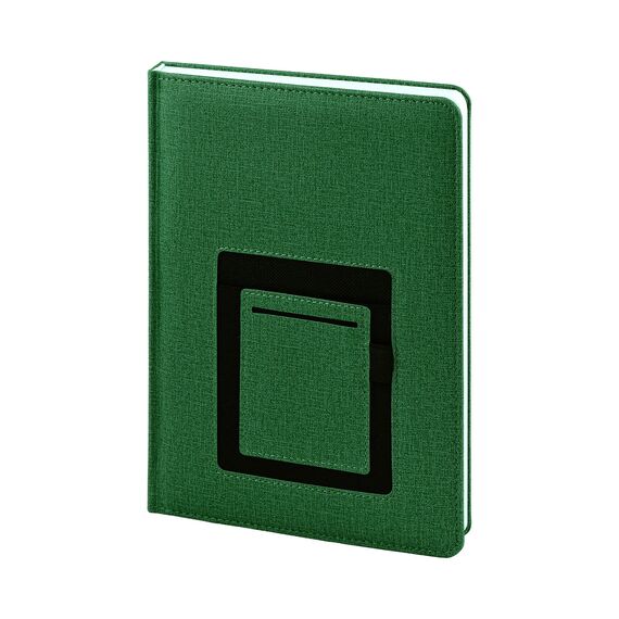 Promosyon YN-3026 302610 Meşrutiyet Tarihsiz Defter (15x21 cm) Yeşil, Renk: Yeşil 