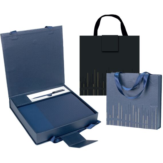 Promosyon IL-1600 Çantalı Vıp Set Siyah, Renk: Siyah 