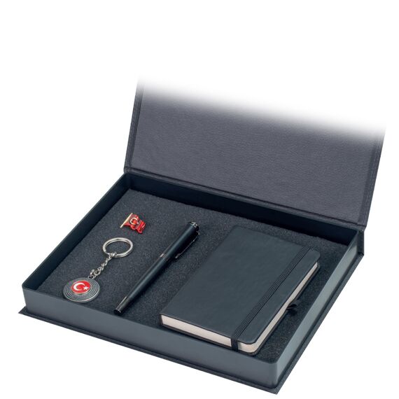 Promosyon IL-1923 Kutulu Vıp Set Siyah 