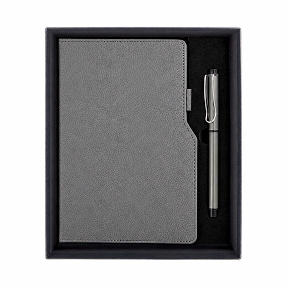 Promosyon YN-9118 911822 Taşpınar Hediyelik Set Gri, Renk: Gri 