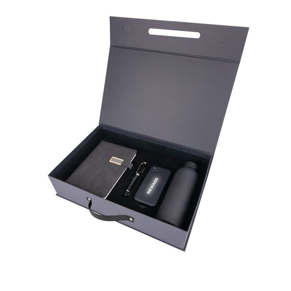 Promosyon YN-9148 914801 Karasu Hediyelik Set Siyah 