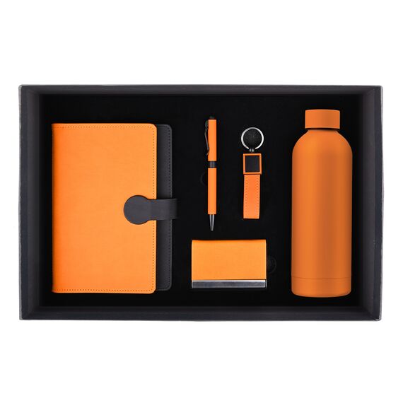 Promosyon YN-9426 942616 Esinti Hediyelik Set Turuncu, Renk: Turuncu 