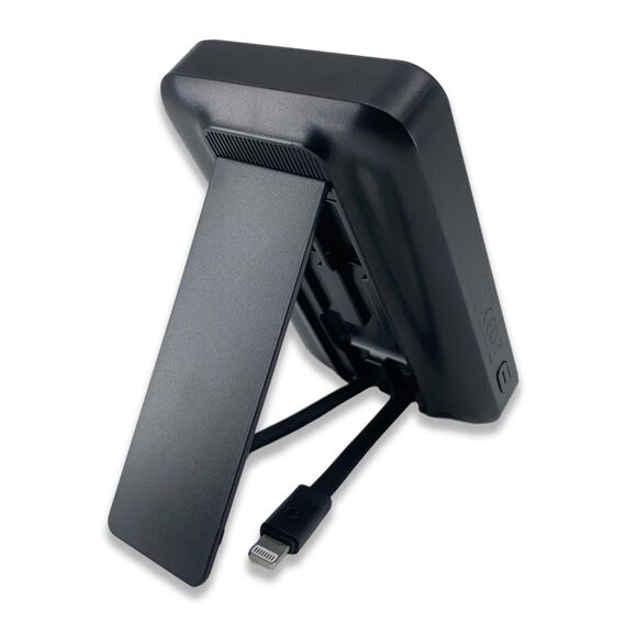Promosyon PZ-K250 Işıklı Logo 15W Magsafe Powerbank 10000 mAh (Telefon, Saat, Kulaklık)) Siyah , görsel 9