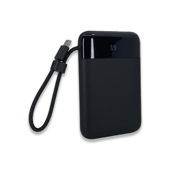Promosyon PZ-K380 15W Magsafe Işıklı Logo Powerbank 10000 mAh Siyah , görsel 2