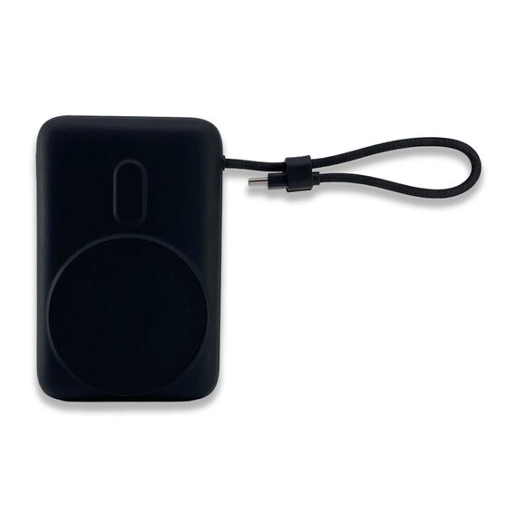 Promosyon PZ-K380 15W Magsafe Işıklı Logo Powerbank 10000 mAh Siyah , görsel 3
