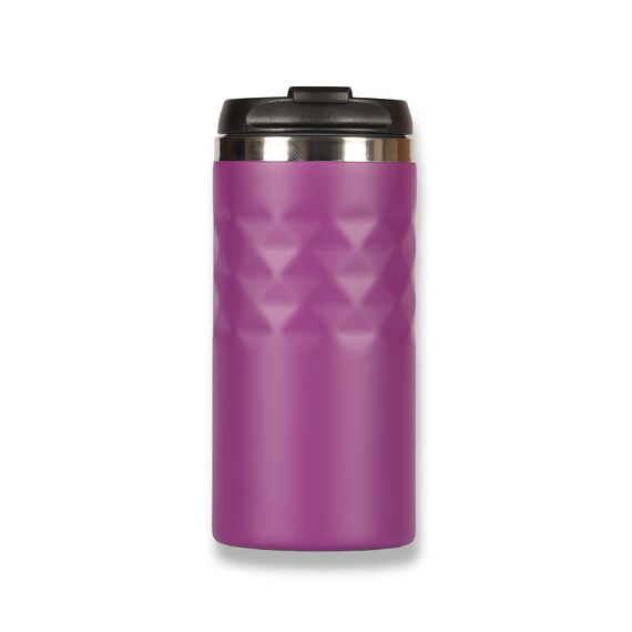 Promosyon PZ-T85 Termos Tipi Çelik Bardak 300 ml Mor, Renk: Mor 