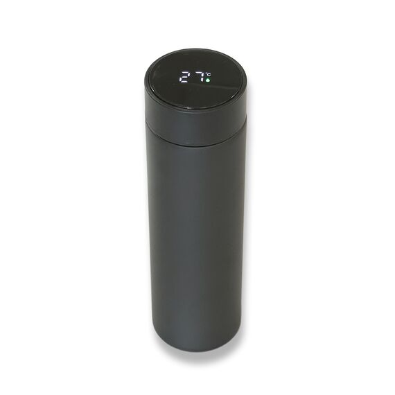 Promosyon PZ-T65 Dereceli Termos 450 ml Siyah , görsel 2