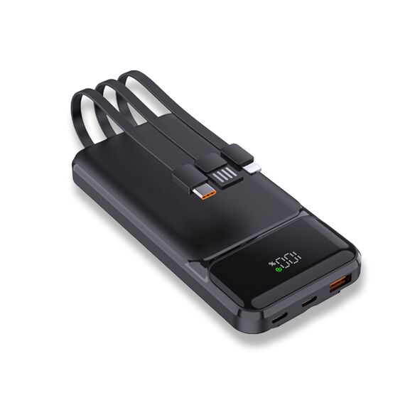 Promosyon PZ-K360 Hızlı Şarj Powerbank 10000 mAh Siyah , görsel 2