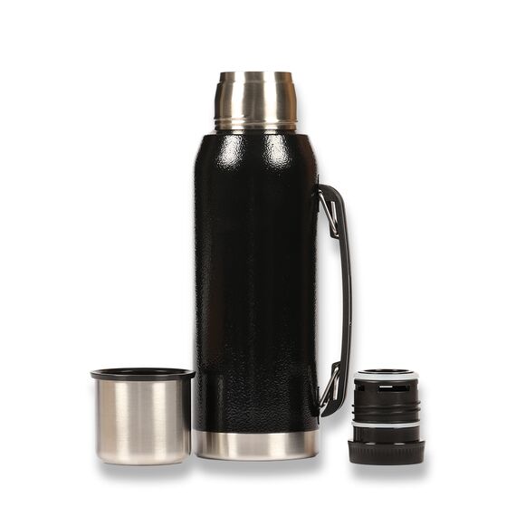 Promosyon PZ-T60 Termos 1000 ml (24 Saat Isı Koruma) Siyah , görsel 2