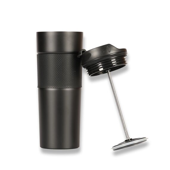 Promosyon PZ-T40 Frenchpress Termos Bardak 500 ml Siyah , görsel 8