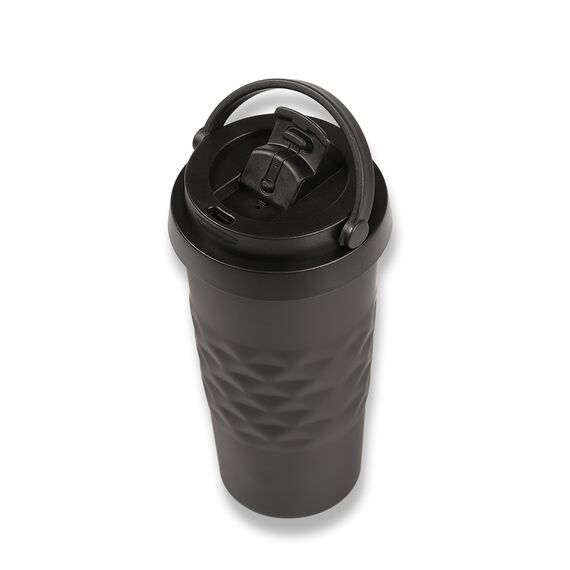 Promosyon PZ-T90 Termos Bardak 540 ml Siyah , görsel 3