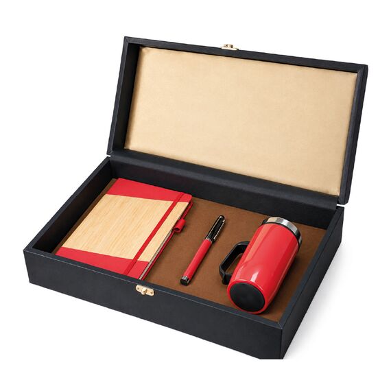 Promosyon IL-1916 Kutulu Vıp Set Kırmızı 