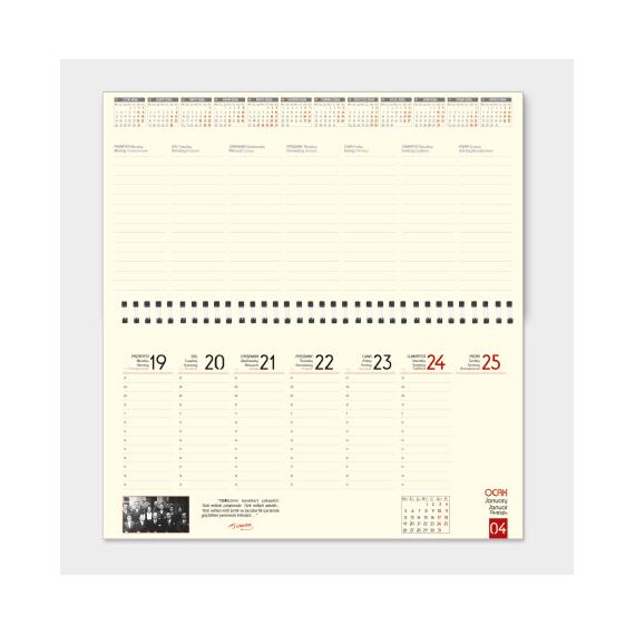 Promosyon EL-KOD-74 Masa Takvimi Haftalık Atatürk (Büyük Boy: 33x16 cm) , görsel 2