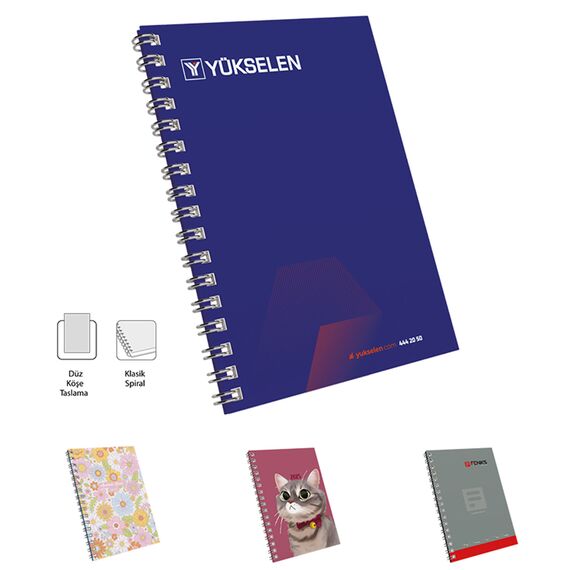 Promosyon EL-KOD-104 Ajanda Spiralli Taslama (17x24 cm) 