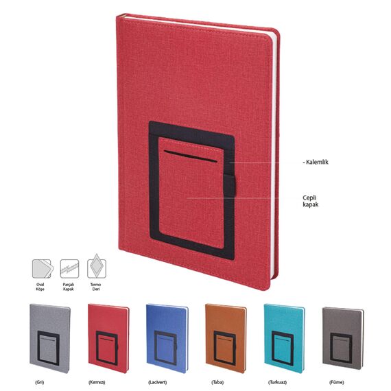 Promosyon EL-KOD-109 Ajanda Termo Deri (16x24 cm) 