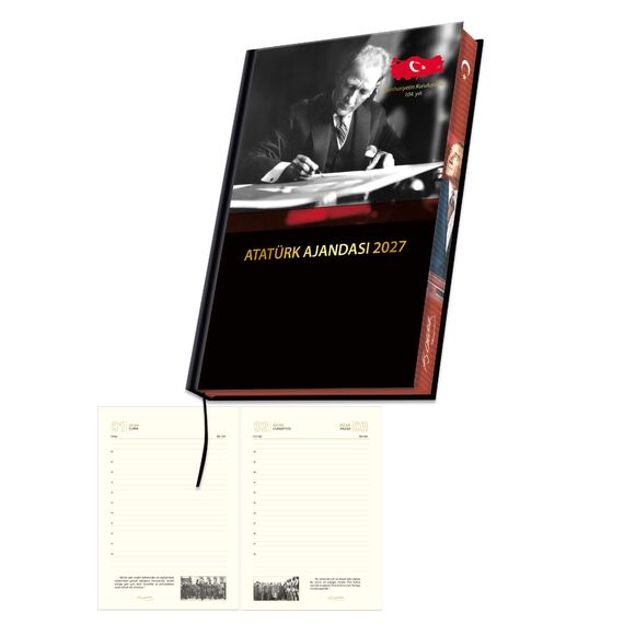 Promosyon EL-KOD-118 Atatürk Ajanda (17x24 cm) 