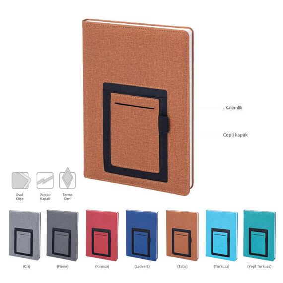 Promosyon EL-KOD-201 Defter Termo Deri (15x21 cm) 