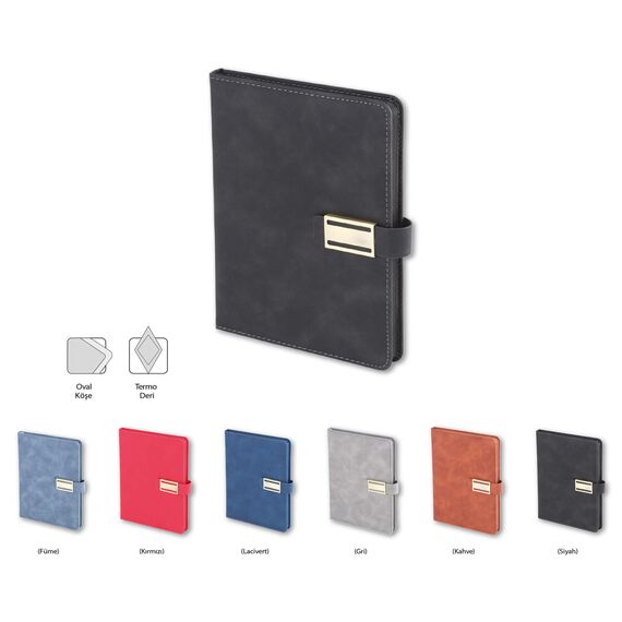 Promosyon EL-KOD-208 Defter Termo Deri (15x21 cm) 