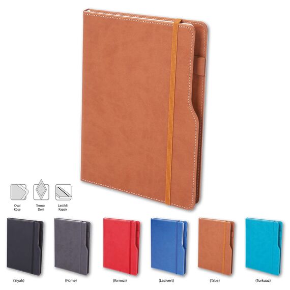 Promosyon EL-KOD-218 Defter Termo Deri (17x24 cm) 