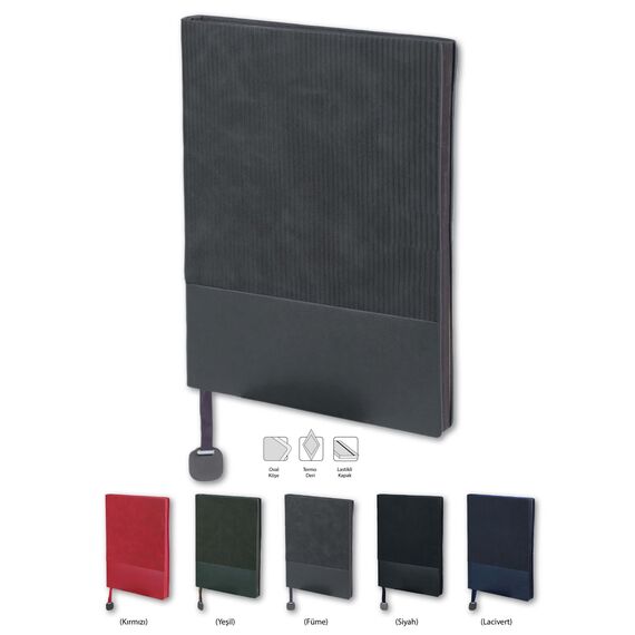 Promosyon EL-KOD-221 Defter Termo Deri (15x21 cm) 