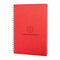 Promosyon YN-3113 Kolej Spiralli Haftalık Planlayıcı (20x28 cm) Kırmızı, Renk: Kırmızı 