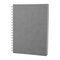Promosyon YN-3068 Altındağ Kareli Spiralli Tarihsiz Defter (17x24 cm) Gri, Renk: Gri 