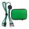 Promosyon PZ-KL50C Işıklı Logo 60W Hızlı Type-C Uçlu Data Transferli Şarj Kablosu (Çantalı) Yesil, Renk: Yeşil 