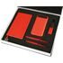 Promosyon Foça-K Hediyelik Set Kırmızı 28,5 x 26 x 3,5 cm, Renk: Kırmızı, Ebat: 28,5 x 26 x 3,5 cm