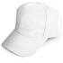 0501-B Polyester Şapka Beyaz 