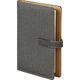 Promosyon ET-BURGAZ Kılıflı Defter Füme 14,5 x 23 cm, Renk: Füme, Ölçü: 14,5 x 23 cm 