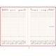 Promosyon ET-DARICA-D Dikişli Haftalık Ajanda Lacivert 20 x 28 cm, Renk: Lacivert, Ölçü: 20 x 28 cm , görsel 2