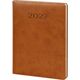 Promosyon ET-DARICA-D Dikişli Haftalık Ajanda Taba 20 x 28 cm, Renk: Taba, Ölçü: 20 x 28 cm 