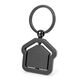 Promosyon ET-AN-5625 Çift Yön Anahtarlık Siyah 3,4 x 9,3 cm 