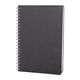 Promosyon YN-3113 Kolej Spiralli Haftalık Planlayıcı (20x28 cm) Siyah, Renk: Siyah 