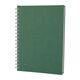 Promosyon YN-3068 Altındağ Kareli Spiralli Tarihsiz Defter (17x24 cm) Yeşil, Renk: Yeşil 