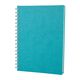 Promosyon YN-3068 Altındağ Kareli Spiralli Tarihsiz Defter (17x24 cm) Turkuaz, Renk: Turkuaz 