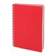 Promosyon YN-3008 Batıkent Spiralli Tarihsiz Defter (15x21 cm) Kırmızı, Renk: Kırmızı 