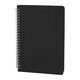 Promosyon YN-3062 Akyurt Spiralli Tarihsiz Defter (13x21 cm) Siyah, Renk: Siyah 