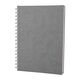 Promosyon YN-3068 Altındağ Kareli Spiralli Tarihsiz Defter (17x24 cm) Gri, Renk: Gri 