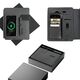 Promosyon AK-1071 Termo Deri Organizer Powerbank Siyah , görsel 2