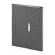 Promosyon YN-3128 312822 Bağlıca Tarihsiz Defter (15x21 cm) Gri, Renk: Gri 