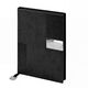 Promosyon YN-3130 313001 Kuğulu Tarihsiz Defter (15x21 cm) Siyah, Renk: Siyah 