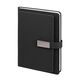 Promosyon YN-3129 312901 Bestekar Tarihsiz Defter (15x21 cm) Siyah, Renk: Siyah 