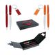 Promosyon AK-310 Kalem & Anahtarlık & Zarf Açacağı Set Kırmızı, Renk: Kırmızı , görsel 2
