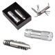 Promosyon AK-5041 3008-7 7 Fonksiyonlu Çakı - 1202 LED Elfenerli Set Silver, Renk: Silver 
