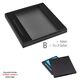 Promosyon AK-KT-941 203 x 223 x 25 mm Hediye Set Kutusu Siyah-Y-(Yanlı), Renk: Siyah-Y-(Yanlı) 